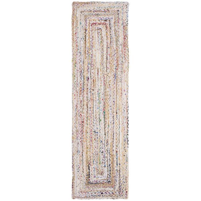 Wayfair Hurst Hand Woven Cotton Abstract Rug
