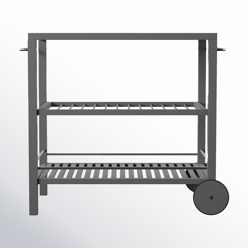 Wayfair Iselle Solid Wood Bar Cart