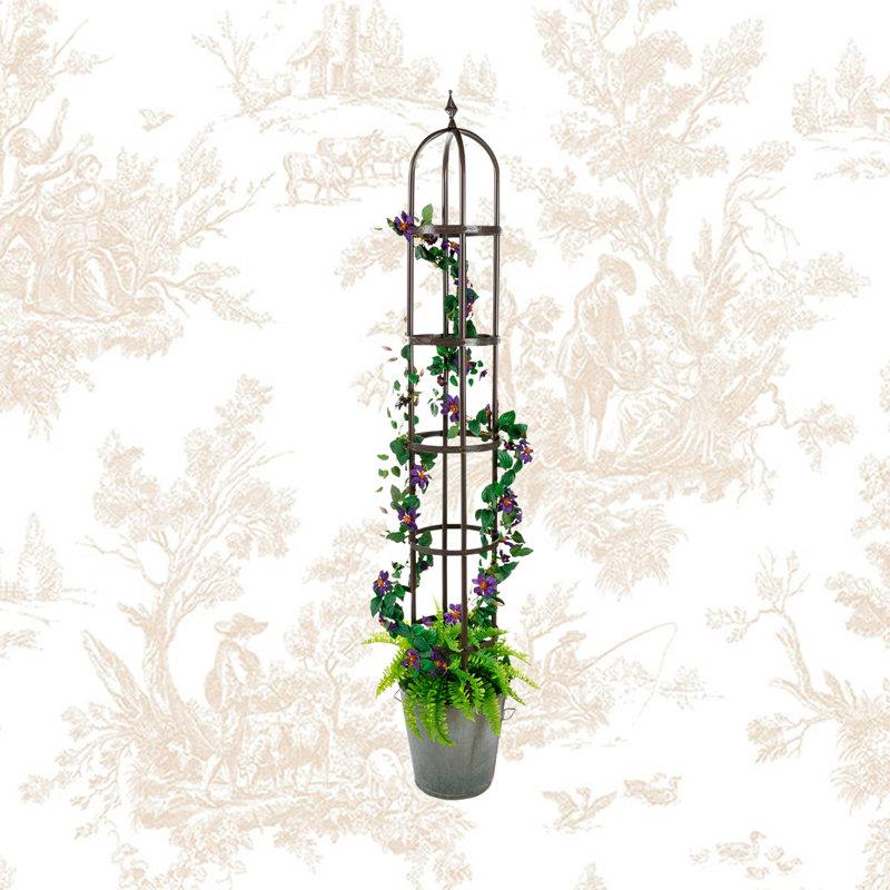 Wayfair Kendra Steel Obelisk Gardening Trellis