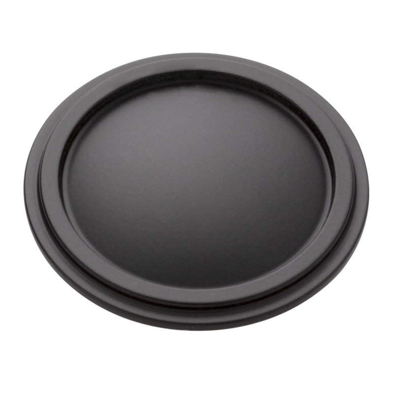 Wayfair Kent Knurled 1-3/8" Black Nickel Round Knob