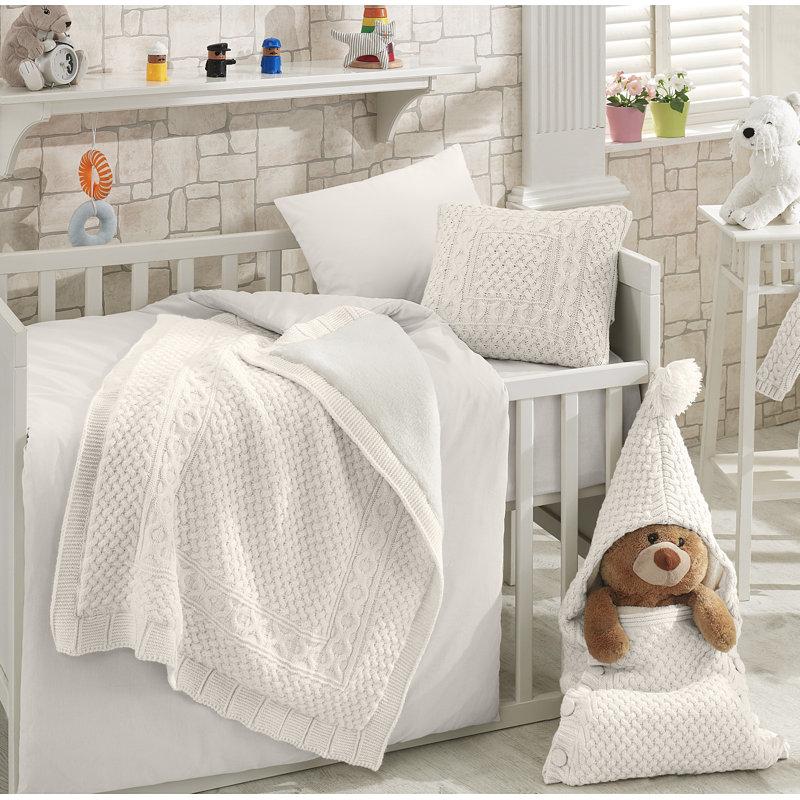 Wayfair Kingsley 6 - Piece Wool Crib Bedding Set