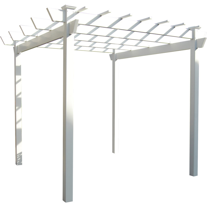 Wayfair Kingston 7 Ft. W X 7 Ft. D Vinyl Pergola