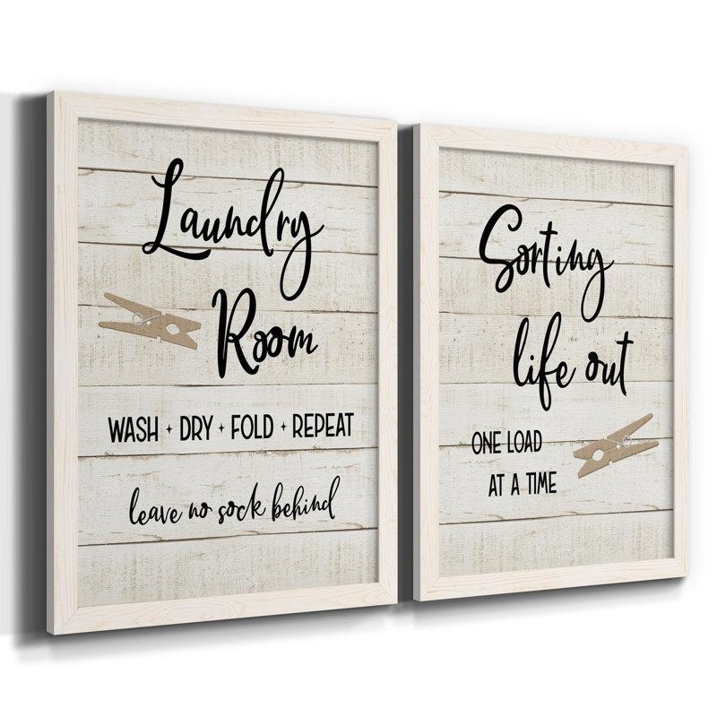 Wayfair " Laundry Pin I " 2 - Pieces