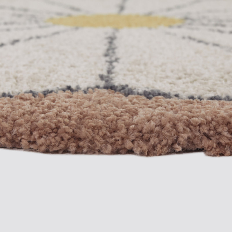 Wayfair Lily Kids Flower Shag Area Rug