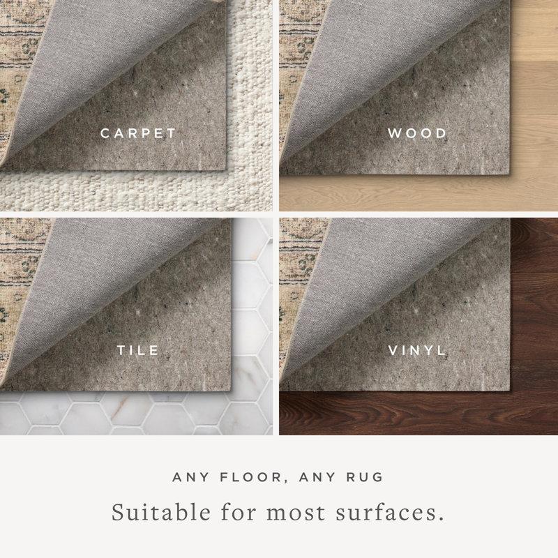 Wayfair Loloi Grip All Surface 1/4" Gray Rug Pad