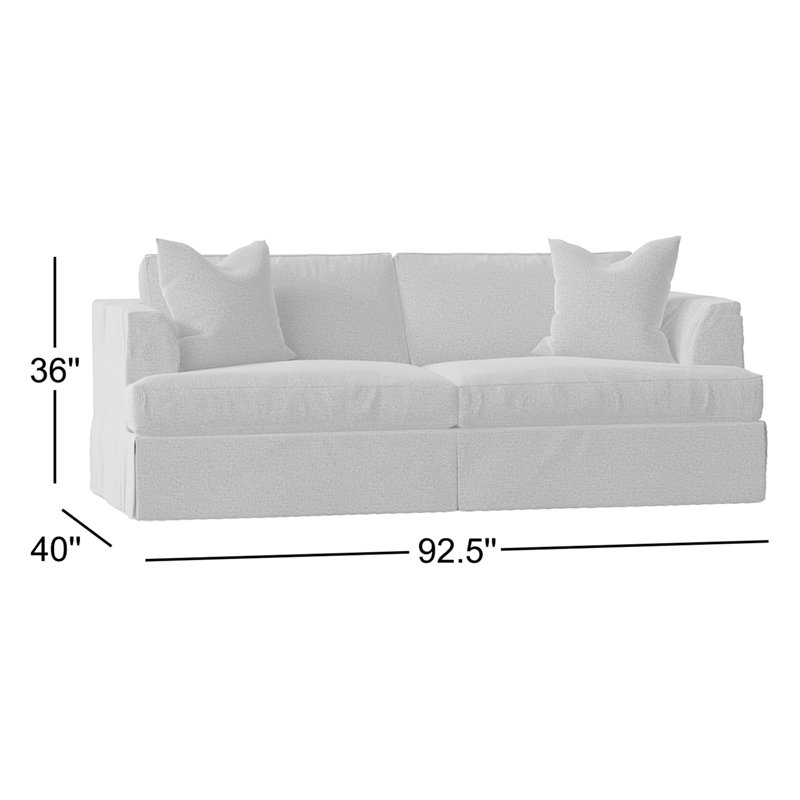 Wayfair Lucia 92.5'' Slipcovered Sleeper Sofa