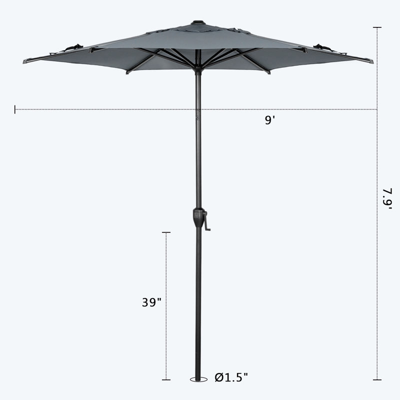 Wayfair Lyon 108" Market Umbrella