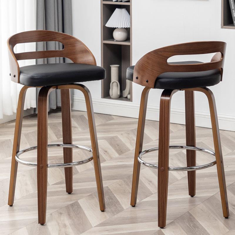 Wayfair Mahtab Swivel Counter & Bar Stools (Set Of 2)