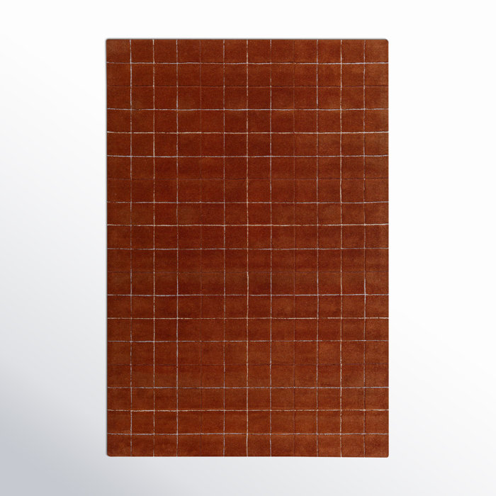 Wayfair Mallory Mocha Hand Tufted Area Rug