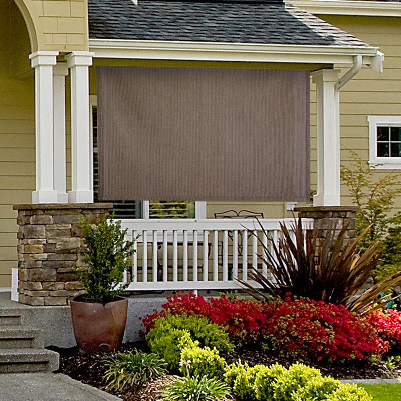 Wayfair Mikole Semi-Sheer Outdoor Roller Shade