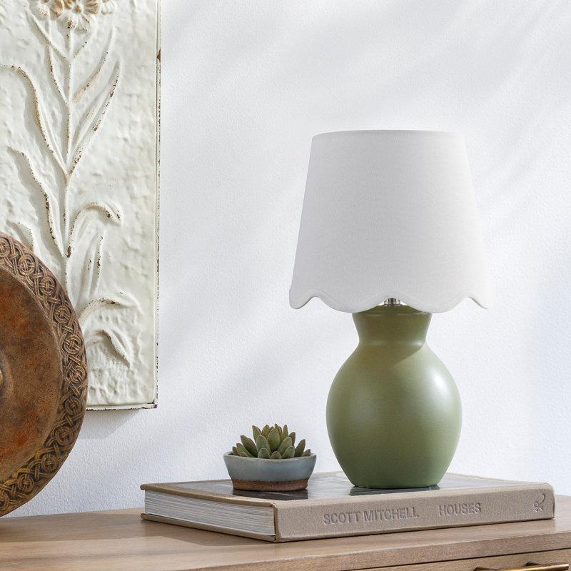 Wayfair Momsen Scallop Shade Lamp