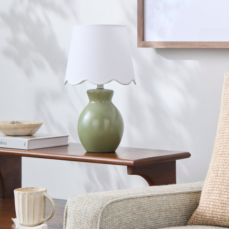 Wayfair Momsen Scallop Shade Lamp