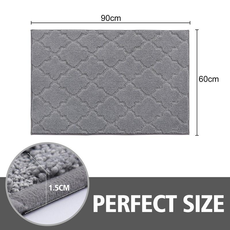 Wayfair Monfield Non-Slip Geometric Indoor Doormat
