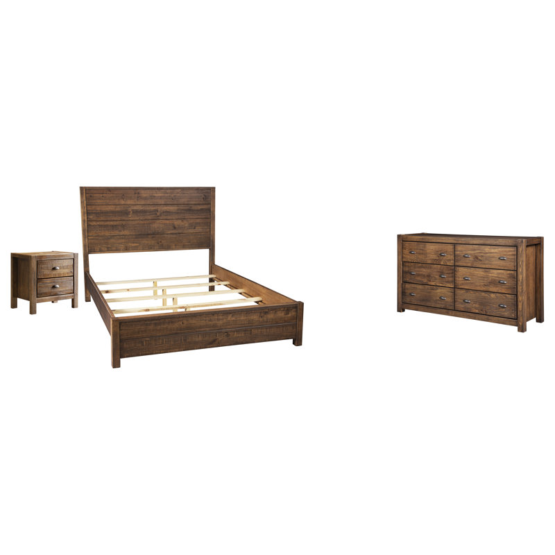 Wayfair Montauk Solid Wood 3-Piece Bedroom Set