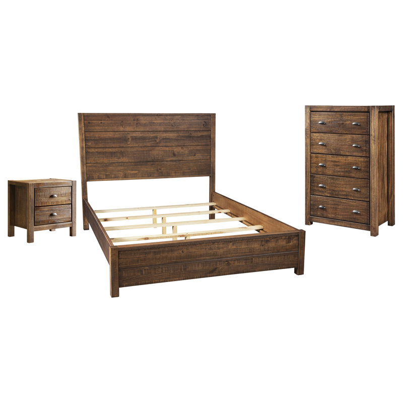 Wayfair Montauk Solid Wood 3 Piece Bedroom Set