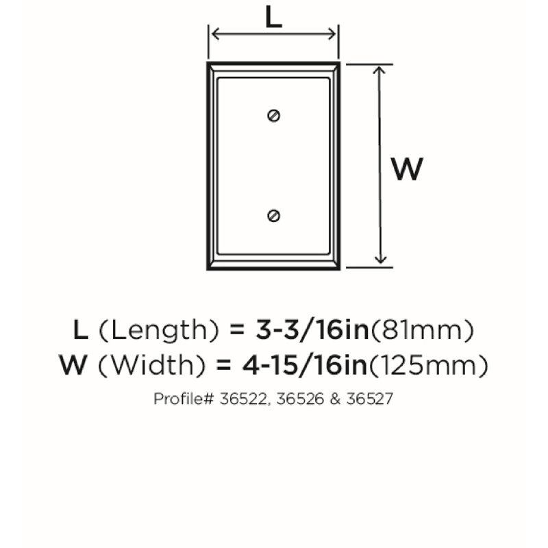 Wayfair Mulholland 1-Gang Duplex Outlet Wall Plate