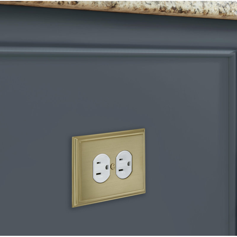 Wayfair Mulholland 1-Gang Duplex Outlet Wall Plate