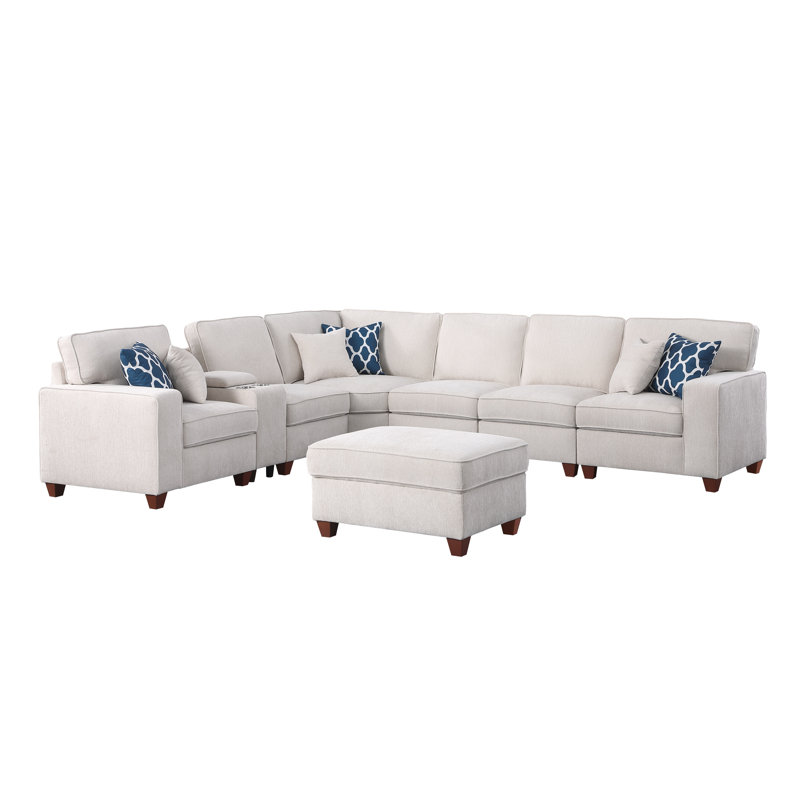 Wayfair Naomi Piece Upholstered Sectional