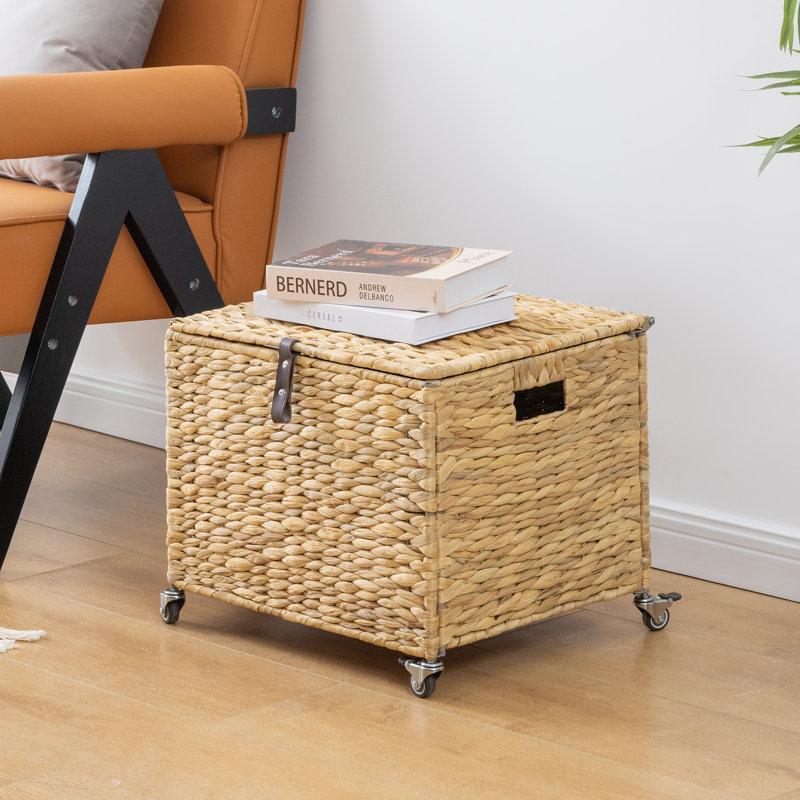 Wayfair Natural Wicker Mobile File Box