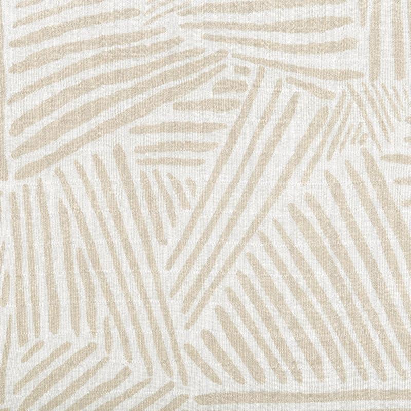 Wayfair Oat Stripe Crib Sheet In Muslin Cotton