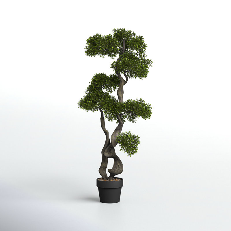 Wayfair Panama 37'' Faux Bonsai Tree In Pot Liner