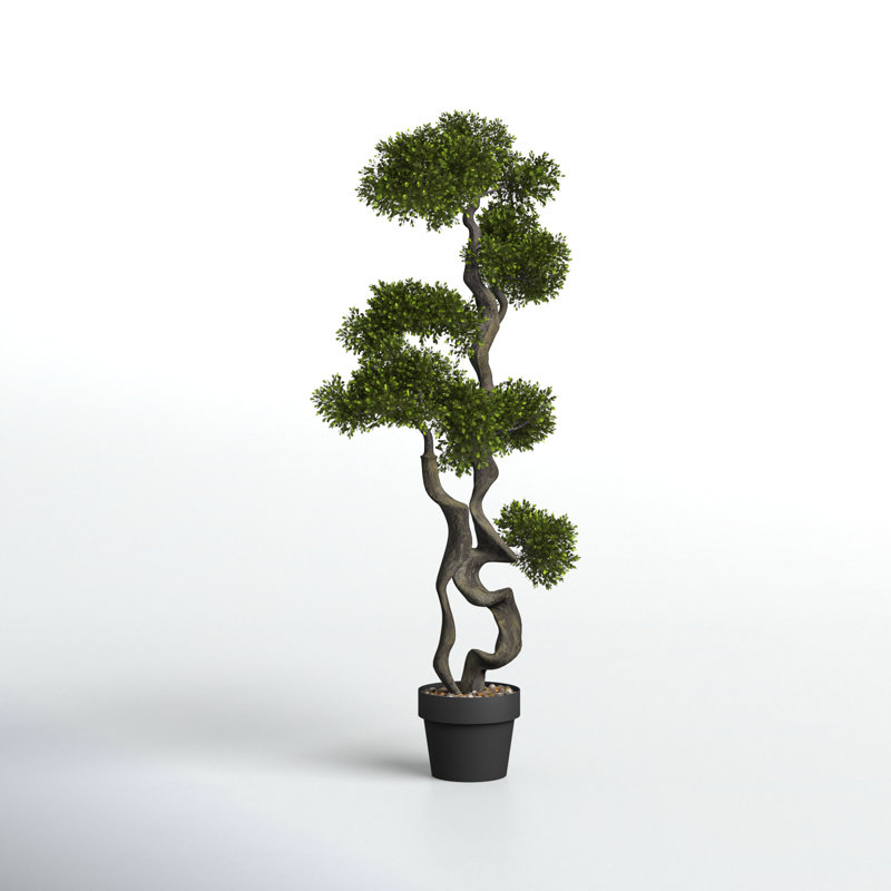 Wayfair Panama 37'' Faux Bonsai Tree in Pot Liner