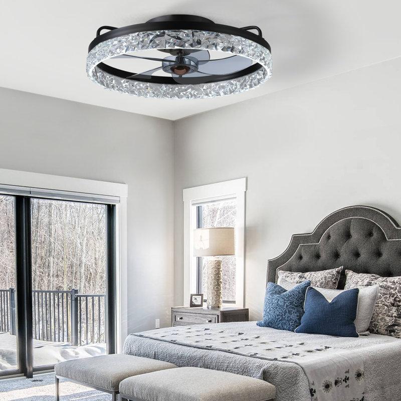 Wayfair Peronne 20'' Ceiling Fan With LED Lights