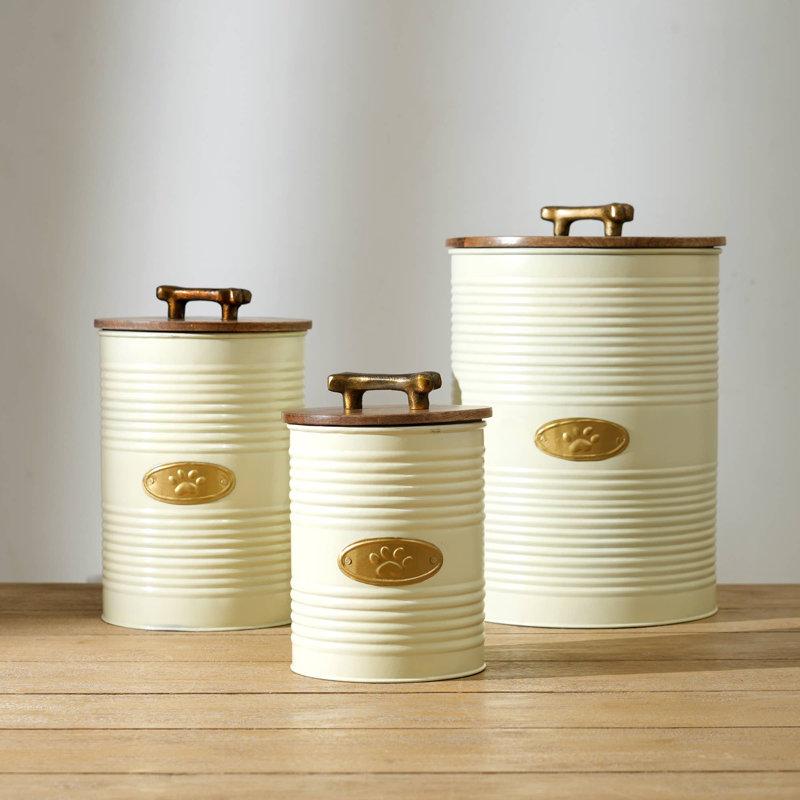 Wayfair Pet Food Canister- Set Of 3 (Set Of 3)