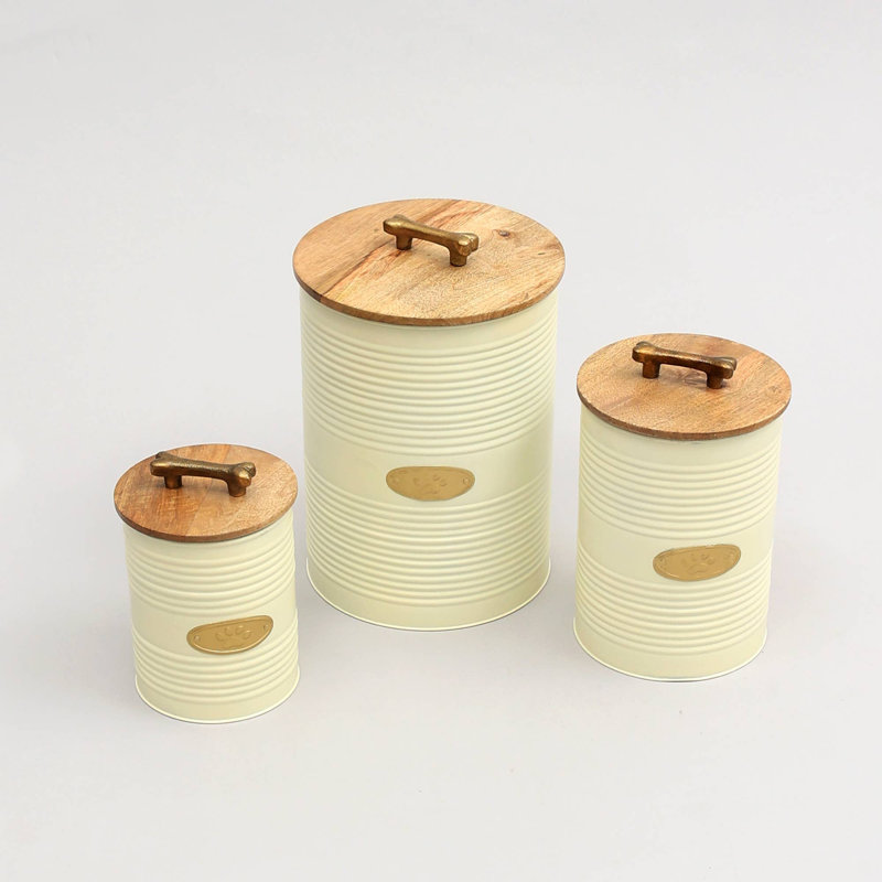 Wayfair Pet Food Canister- Set of 3 (Set of 3)