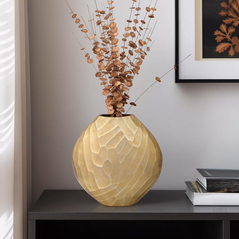 Wayfair Phillippi Metal Glam Vase