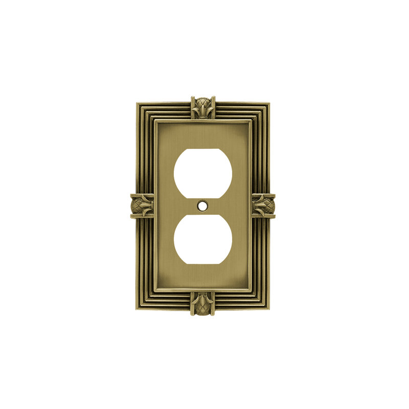 Wayfair Pineapple 1-Gang Duplex Outlet Wall Plate
