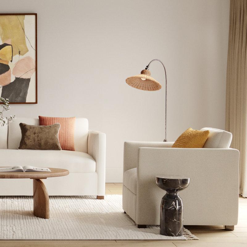 Wayfair Plumeria 63.75'' Black Arched Floor Lamp