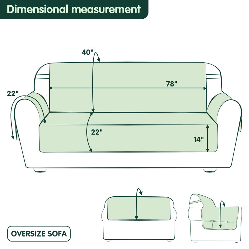 Wayfair Polyester Box Cushion Sofa Slipcover