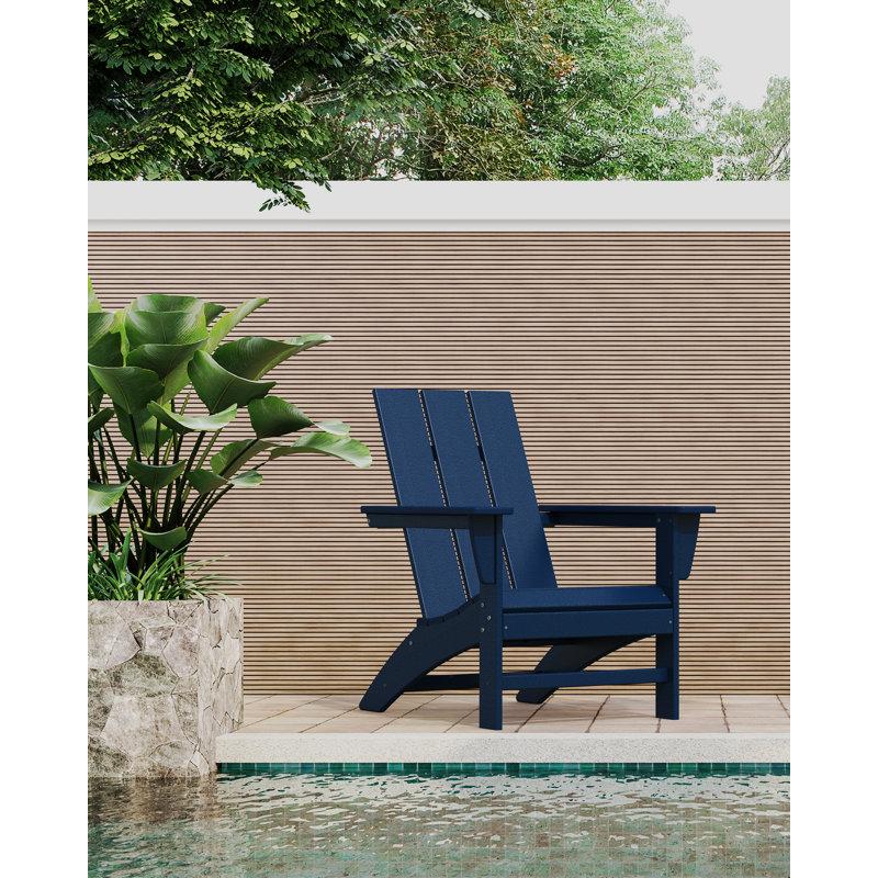 Wayfair POLYWOOD Modern Adirondack Chair