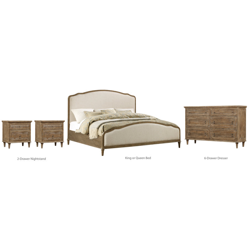 Wayfair Posey Solid Wood 4 Piece Bedroom Set
