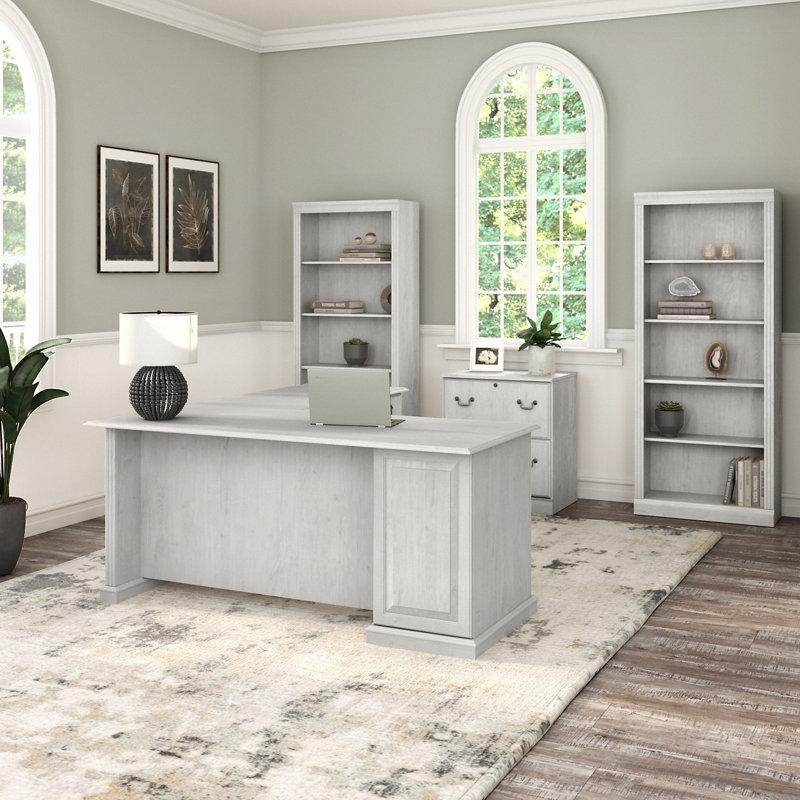 Wayfair Raker 3 L-Shaped Computer Desk Office Set