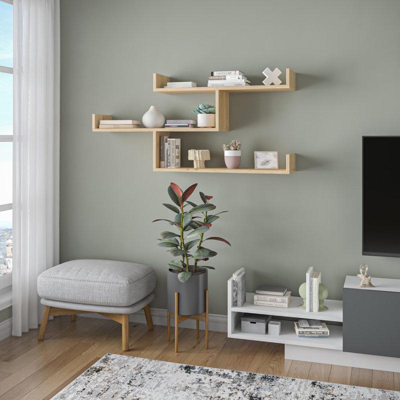 Wayfair Ramage 3 Piece Floating Shelf