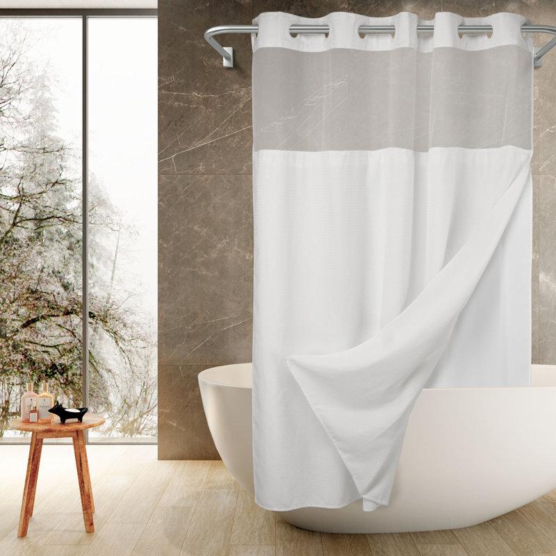 Wayfair Ramjani Shower Curtain with Liner Included
