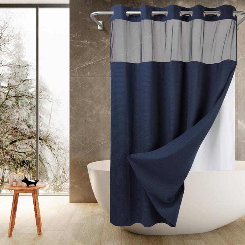Wayfair Ramjani Shower Curtain with Liner Included