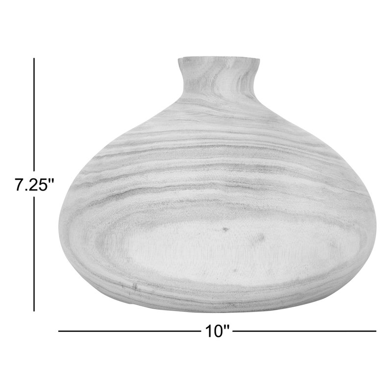 Wayfair Rodiguez Solid Wood Table Vase