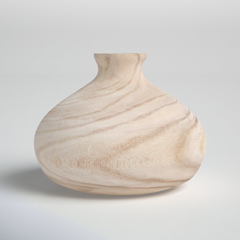 Wayfair Rodiguez Solid Wood Table Vase