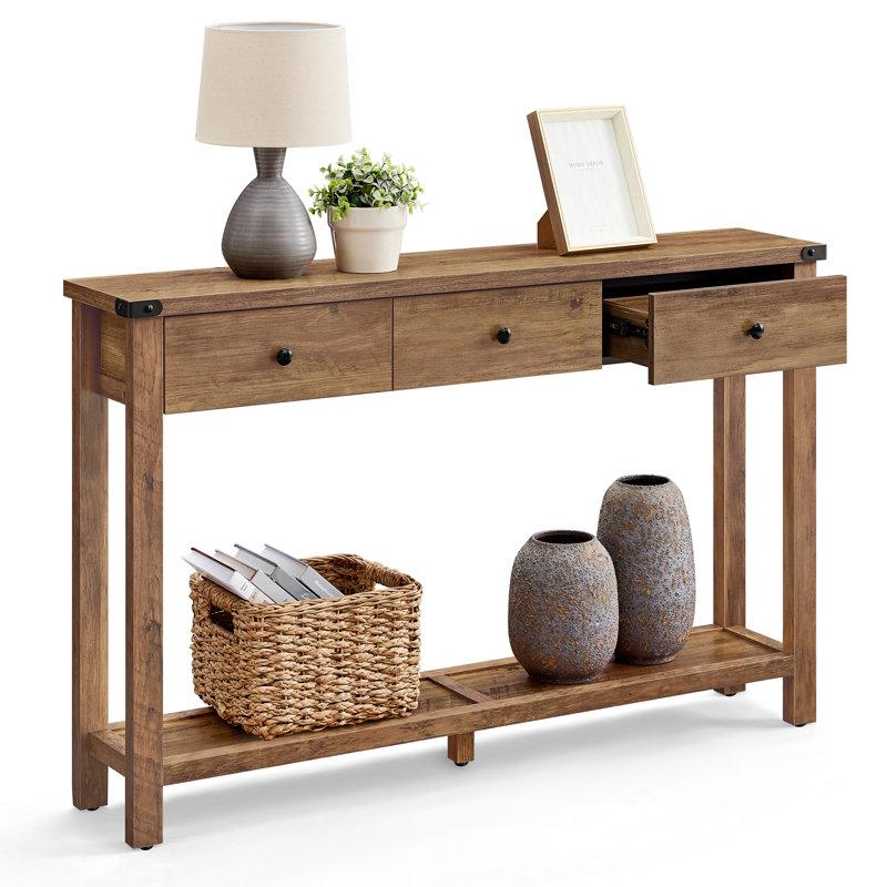 Wayfair Sahai 47.2" Console Table With 3 Drawers