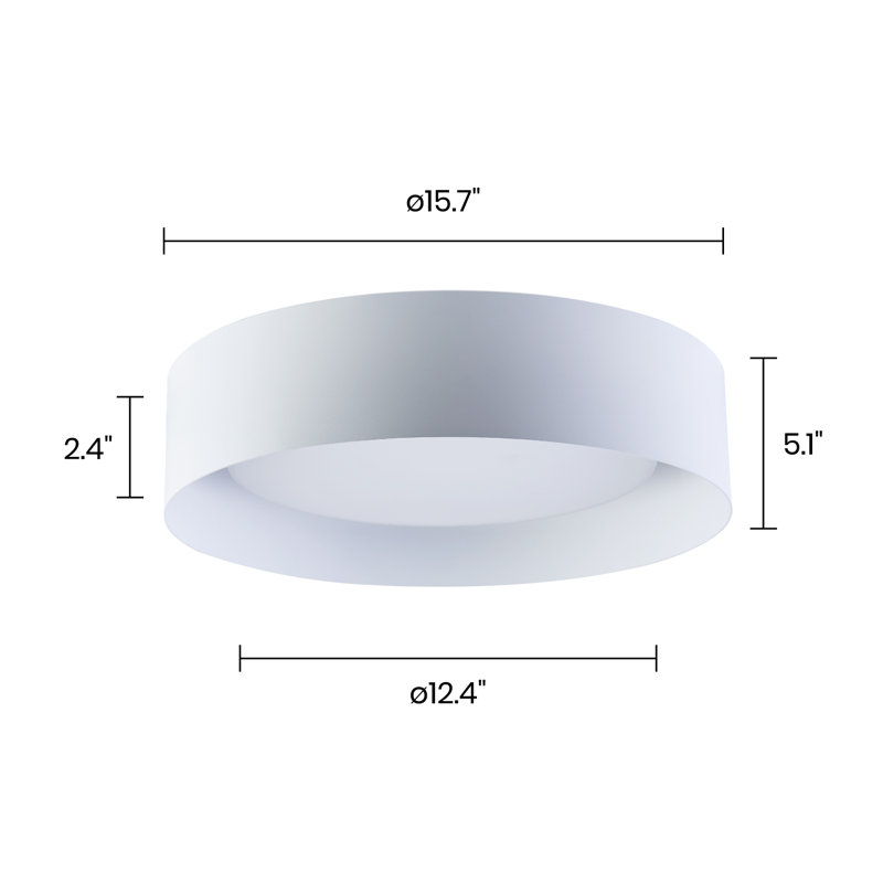 Wayfair Savita 15.7" Flush Mount