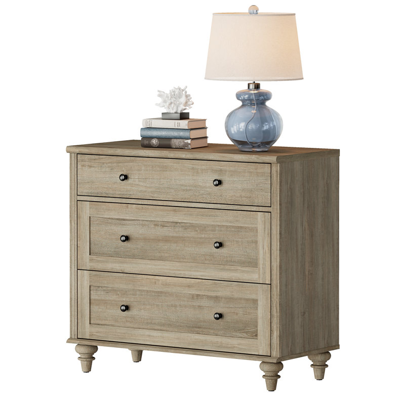 Wayfair Scarlett 33.9'' W 3 - Drawer Dresser