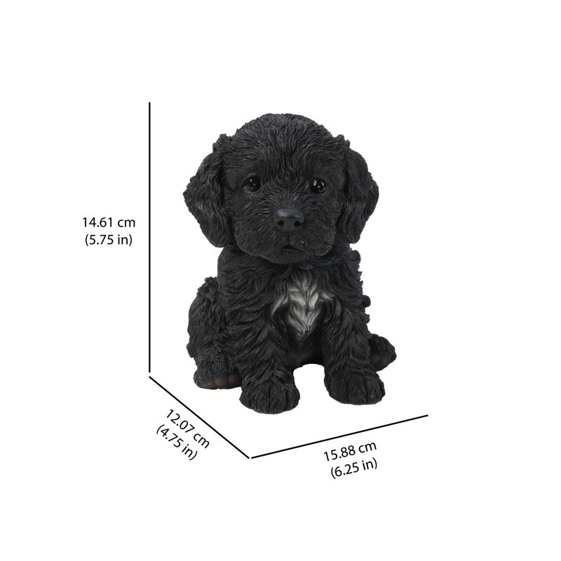 Wayfair Sitting Cockapoo Puppy Statue