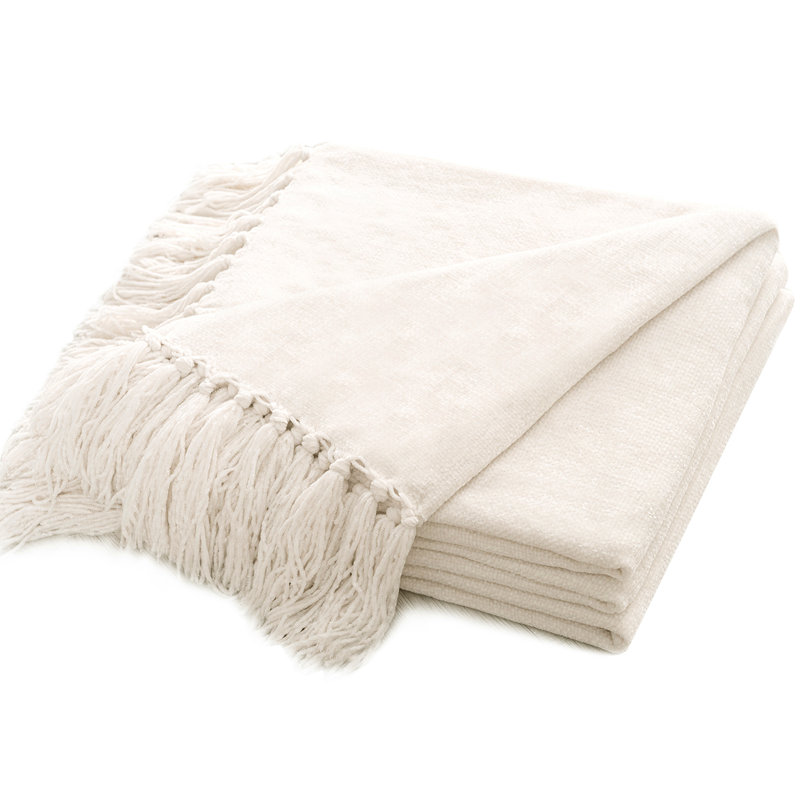 Wayfair Soft Chenille Throw Blanket