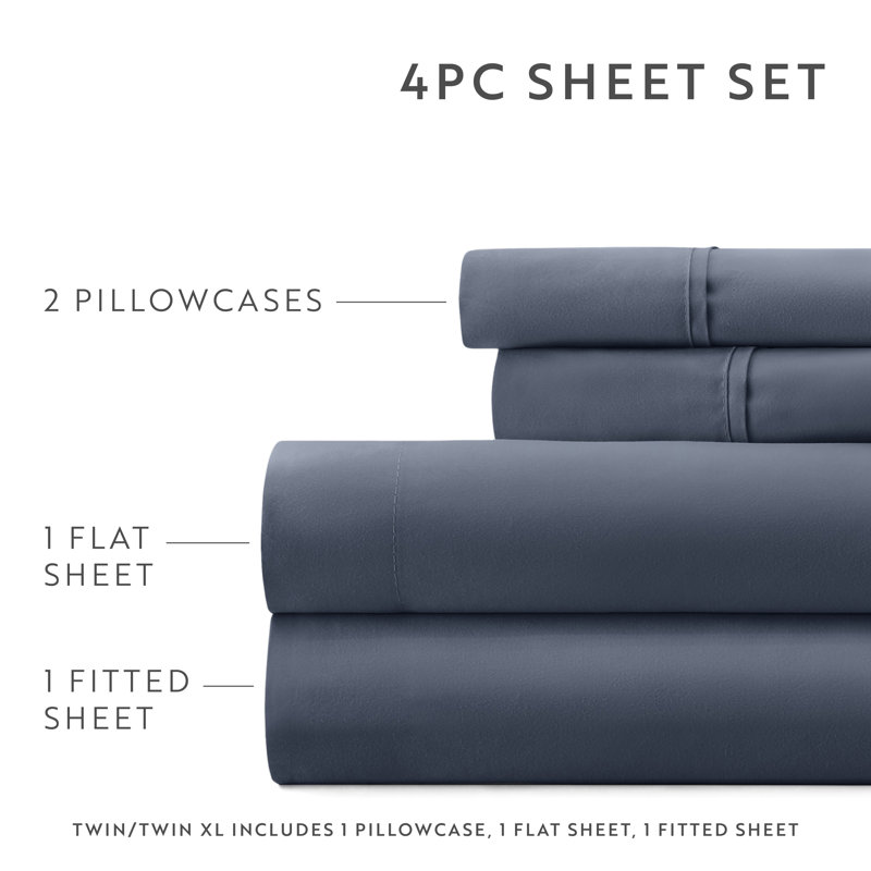 Wayfair Solid Microfiber Ultra Soft Sheet Set