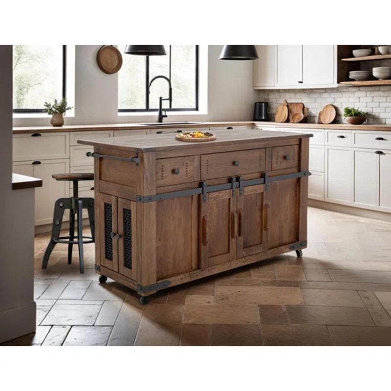 Wayfair Solid Wood Kitchen Island