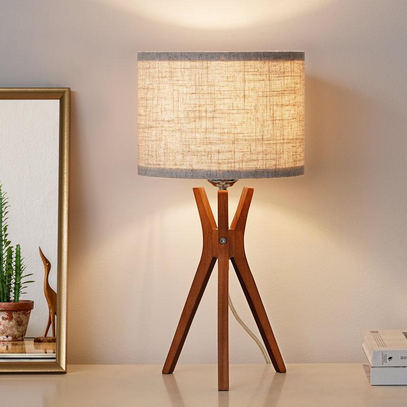 Wayfair Solid Wood Table Lamp (Set Of 2)