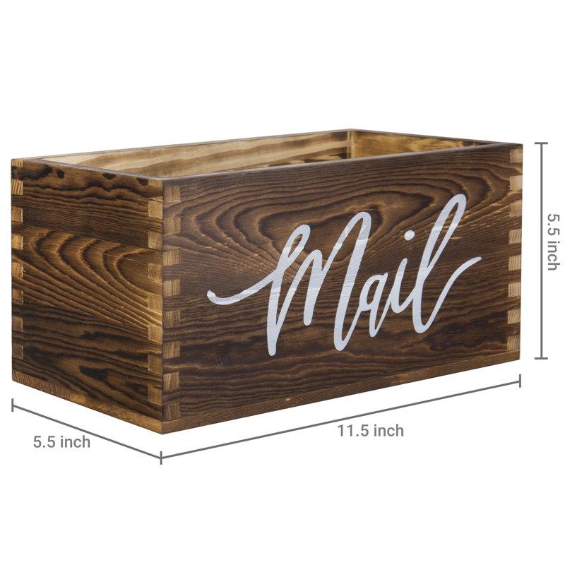 Wayfair Spalding Office Wood Mail Desk Organizer
